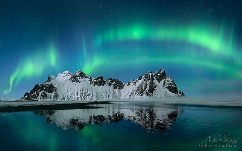 Polar lights in Iceland