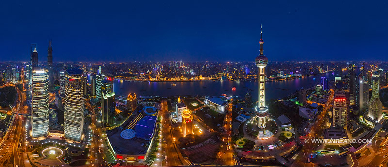 Shanghai, China. The most populous city in the world