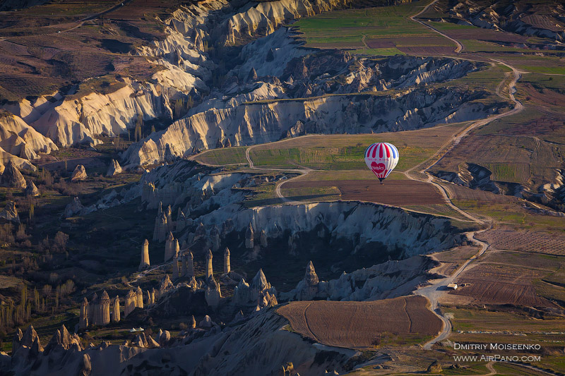 Balloon above Cappadocia