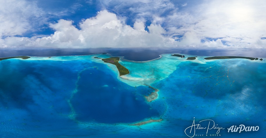 Marlon Brando's Tetiaroa atoll. French Polynesia