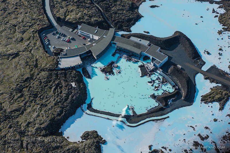 aerial view of Blue Lagoon