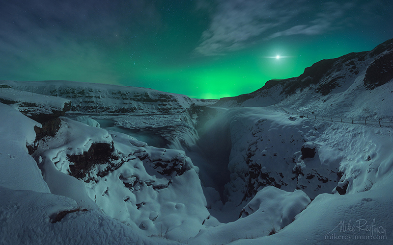 Polar lights in Iceland