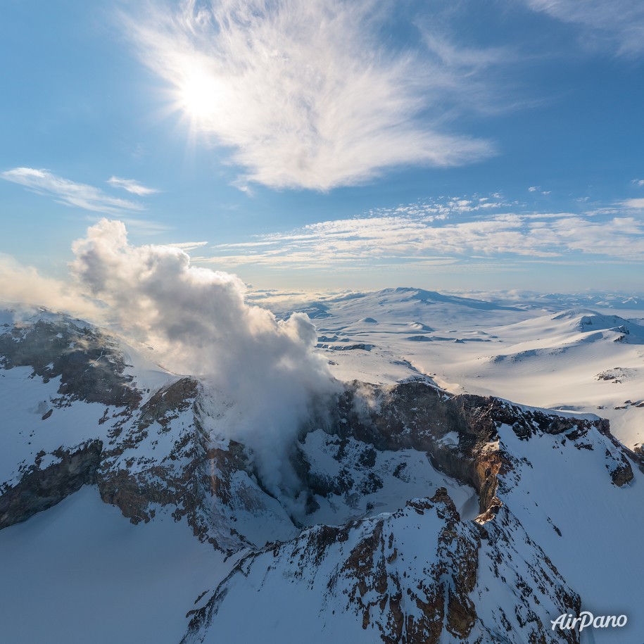 Mutnovsky Volcano. Crater