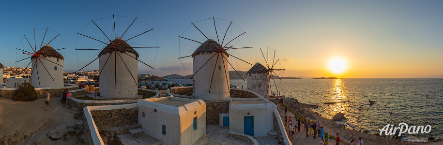 Mykonos windmills