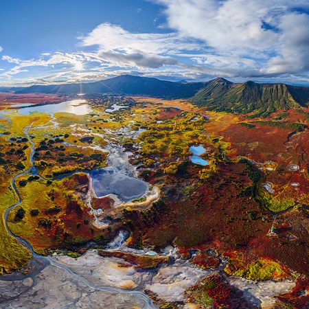 俄罗斯 堪察加半岛 乌宗火山口 第一部分