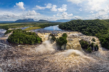 委内瑞拉 卡奈玛礁湖 第一部分 乌凯玛瀑布