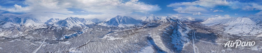 Snow Valley, Kamchatka, Russia