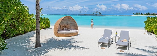 马尔代夫天堂 热带海滩放松