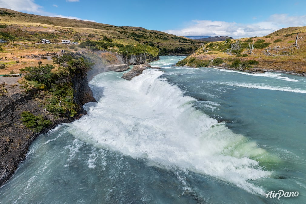 Over the Paine Waterfall