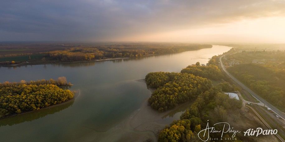 Danube river, Paks, Hungary