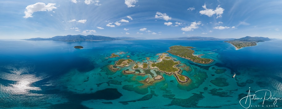 Panorama of Lichadonisia islands