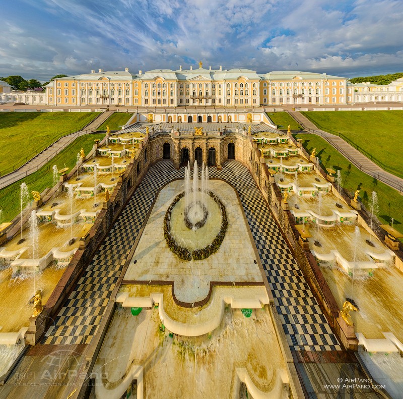 The Grand Peterhof Palace and the Grand Cascade