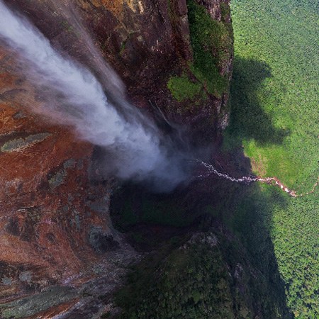 委内瑞拉的天使瀑布——世界上最高的瀑布