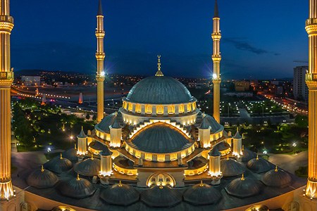 俄罗斯 格罗兹尼 艾哈迈德·卡德罗夫清真寺