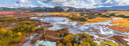 俄罗斯 堪察加半岛 乌宗火山口 第一部分